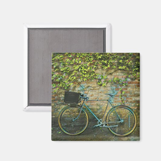 Mountainbike-Geschenk Magnet (Vorderseite/Rückseite)