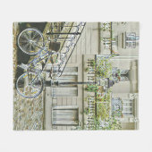 Mountainbike-Geschenke Fleecedecke (Vorderseite (Horizontal))