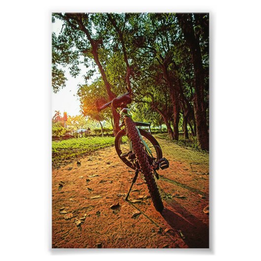 Mountainbike-Geschenke Fotodruck (Vorne)