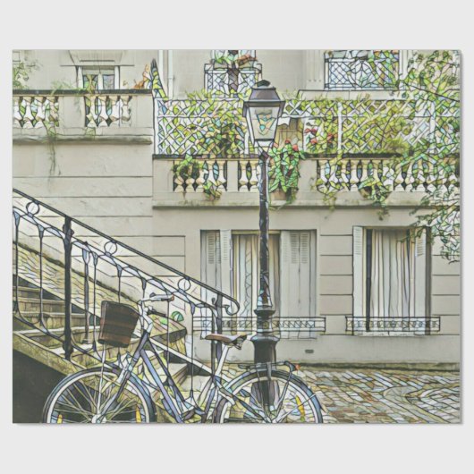 Mountainbike-Geschenke Geschenkpapier (Flach)