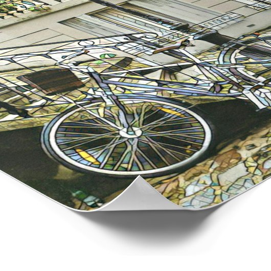 Mountainbike-Geschenke Poster (Ecke)