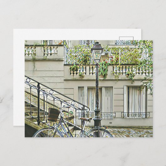 Mountainbike-Geschenke Postkarte (Vorne/Hinten)