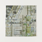 Mountainbike-Geschenke Wandteppich (Vorderseite (Horizontal))