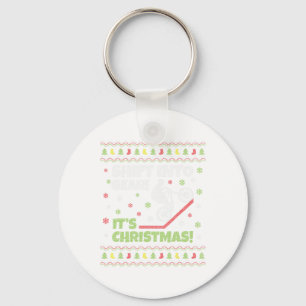 Mountainbike, hässlicher Weihnachtsstil, lustig Schlüsselanhänger