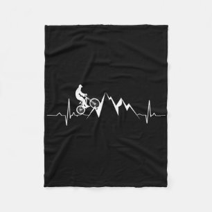Mountainbike Herzschlag Bekleidung Radfahren Radsp Fleecedecke