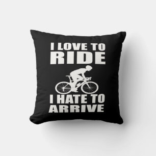 Mountainbike Humor - Fahrrad Zitat - Lustiges Radf Kissen