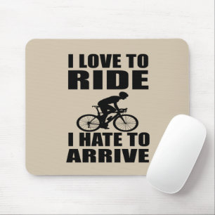 Mountainbike Humor - Fahrrad Zitat - Lustiges Radf Mousepad