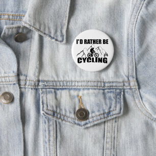 Mountainbike Humor - Lustiges Radfahren Button