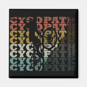 Mountainbike-Humor - Lustiges Radfahren - Cycopath Magnet
