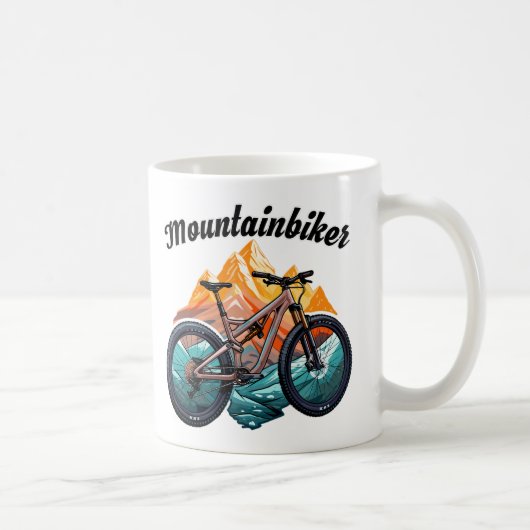 Mountainbike Kaffeetasse (Rechts)