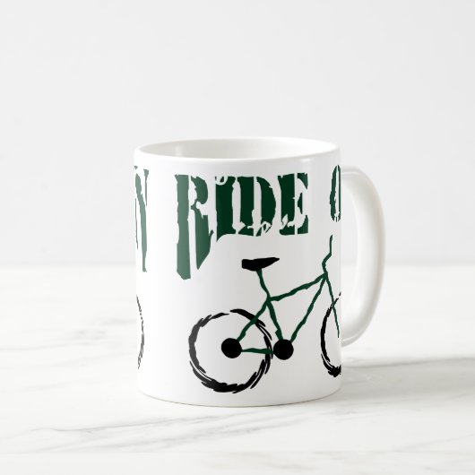 Mountainbike Kaffeetasse (VorderseiteRechts)
