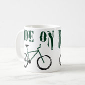 Mountainbike Kaffeetasse (Vorderseite Links)