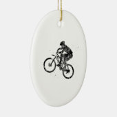 Mountainbike Keramik Ornament (Rechts)