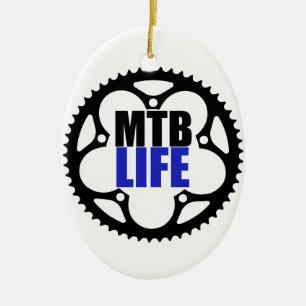 Mountainbike Keramikornament