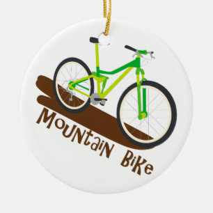Mountainbike Keramikornament