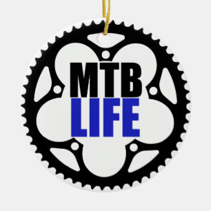 Mountainbike Keramikornament