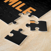 Mountainbike leidet und lächelt puzzle (Seite)