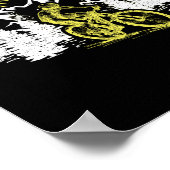 Mountainbike lustig MTB Radfahren Poster (Ecke)