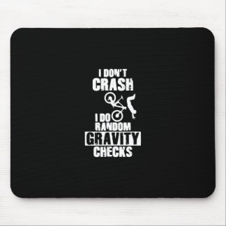 Mountainbike lustige mtb Crash Gravitation Karo Mousepad