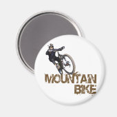 Mountainbike Magnet (Vorderseite/Rückseite)
