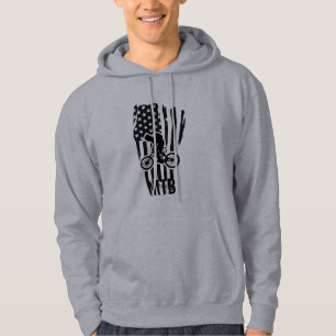 Mountainbike-Mountainbike-Fahrer Hoodie