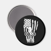 Mountainbike-Mountainbike-Fahrer Magnet (Vorderseite/Rückseite)