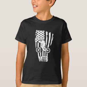 Mountainbike-Mountainbike-Fahrer T-Shirt