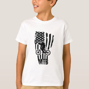 Mountainbike-Mountainbike-Fahrer T-Shirt