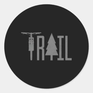Mountainbike Mountainbike Mountainbike Mountainbik Runder Aufkleber