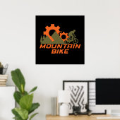 Mountainbike Mountainbike Poster (Heimbüro)