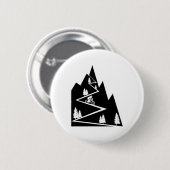 Mountainbike - Mtb Downhill-Mountainbiker-Geschenk Button (Vorne & Hinten)