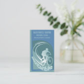 Mountainbike MTB Firmenkarte Visitenkarte (Stehend Vorderseite)