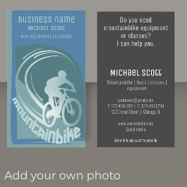 Mountainbike MTB Firmenkarte Visitenkarte