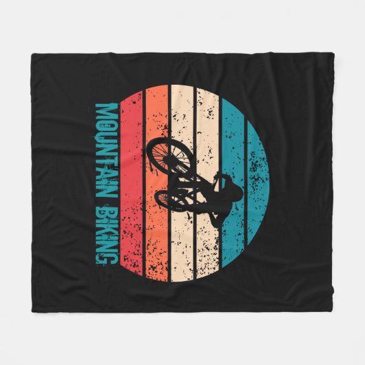 Mountainbike MTB Fleecedecke (Vorderseite (Horizontal))