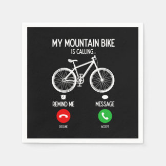 Mountainbike MTB - Geschenk für Radfahrer Serviette