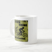 Mountainbike MTB Kaffeetasse (Vorderseite Links)