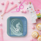 Mountainbike mtb Mountainbiker Event Party Pappteller (Party)