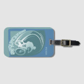 Mountainbike mtb Mountainbiker Gepäckanhänger (Vorderseite (Horizontal))