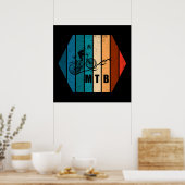 Mountainbike MTB Poster (Küche)
