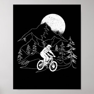 Mountainbike MTB Vintager Mountainbike Poster
