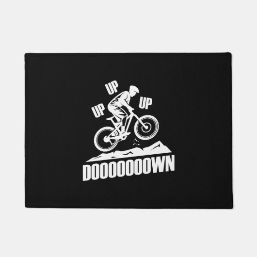 Mountainbike nach oben fußmatte (Vorderseite)