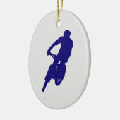 Mountainbike-Ornament Keramik Ornament (Links)