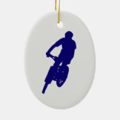 Mountainbike-Ornament Keramik Ornament (Hinten)