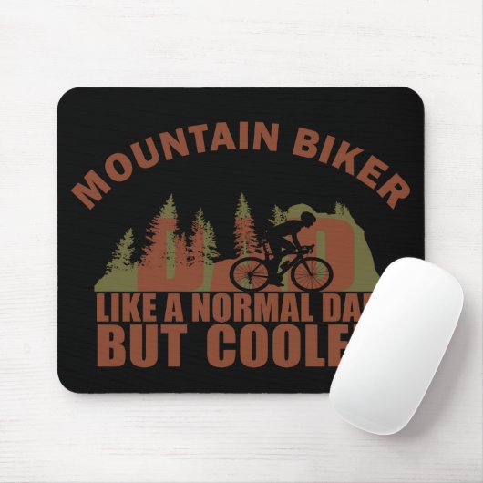 Mountainbike Papa Mousepad (Mit Mouse)