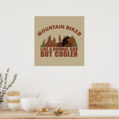 Mountainbike Papa Vintag Poster (Küche)
