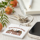 Mountainbike Papa Vintag Schlüsselanhänger (Vorderseite rechts)