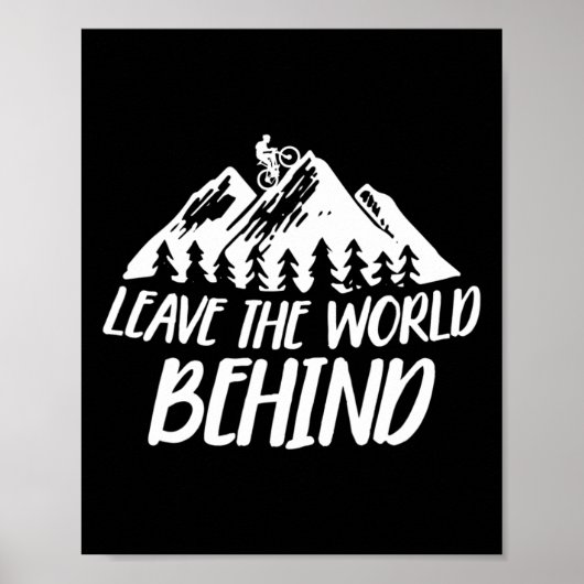 Mountainbike Poster (Vorne)