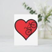 Mountainbike Postkarte (Stehend Vorderseite)