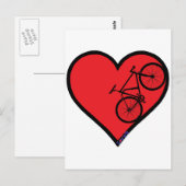 Mountainbike Postkarte (Vorne/Hinten)