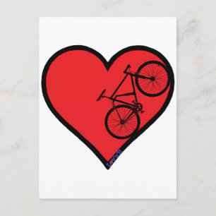 Mountainbike Postkarte